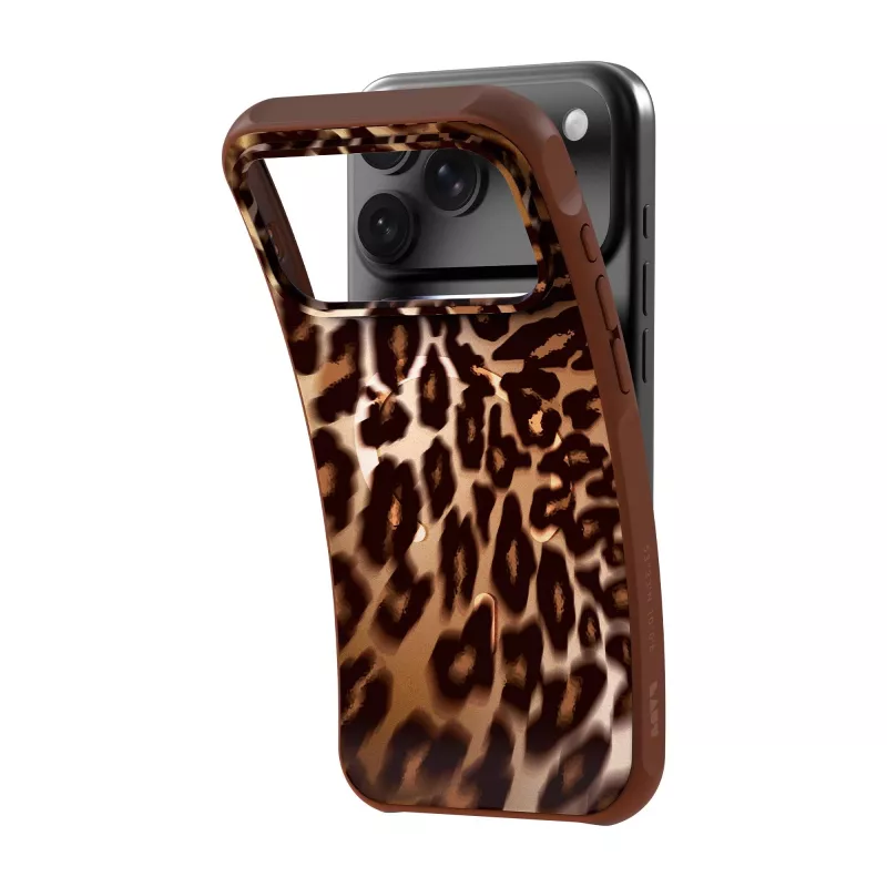 Laut Huex Wave Hülle für iPhone 18 Pro / 17 Pro, MagSafe, Mocha Leopard