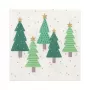 PAPSTAR “Winter Trees” Weihnachtsservietten 330 x 330 mm, bedruckt, 1/4-Falz, 3-lagig