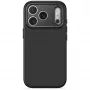 Decoded AntiMicrobial Silicone Backcover Hülle für iPhone 18 Pro Max / 17 Pro Max, MagSafe, Carbon Black