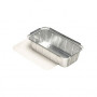 Starpak Aluminiumtabletts mit Deckel, 1000 ml, Silber