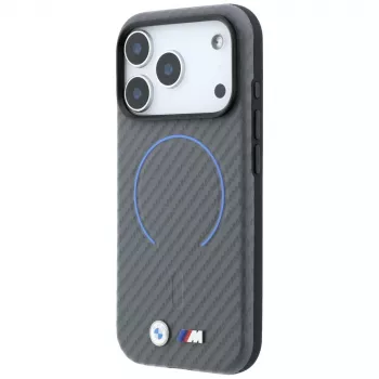 BMW M Carbon bedruckte Ring MagSafe Hülle für iPhone 18 Pro Max / 17 Pro Max, Anthrazit