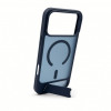 Evelatus MagSafe-Hülle mit Gummibeschichtung und Ständer für Apple iPhone 18 Pro Max, Marineblau