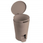 Tatay Diabolo Badezimmer-Tretmülleimer, 5 l, braun