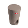 Tatay Diabolo Badezimmer-Tretmülleimer, 5 l, braun