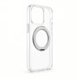 Evelatus Hybrid MagSafe Hülle mit 360 Metallständer für Apple iPhone 18 Pro Max, PC+TPU, transparent