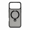 Evelatus Shield Hülle mit MagSafe & Stand für Apple iPhone 18 Pro, matter Ring, schwarz
