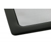 DEMCiflex Staubfilter 120 mm, quadratisch, schwarz (129,4 x 129,4 mm)