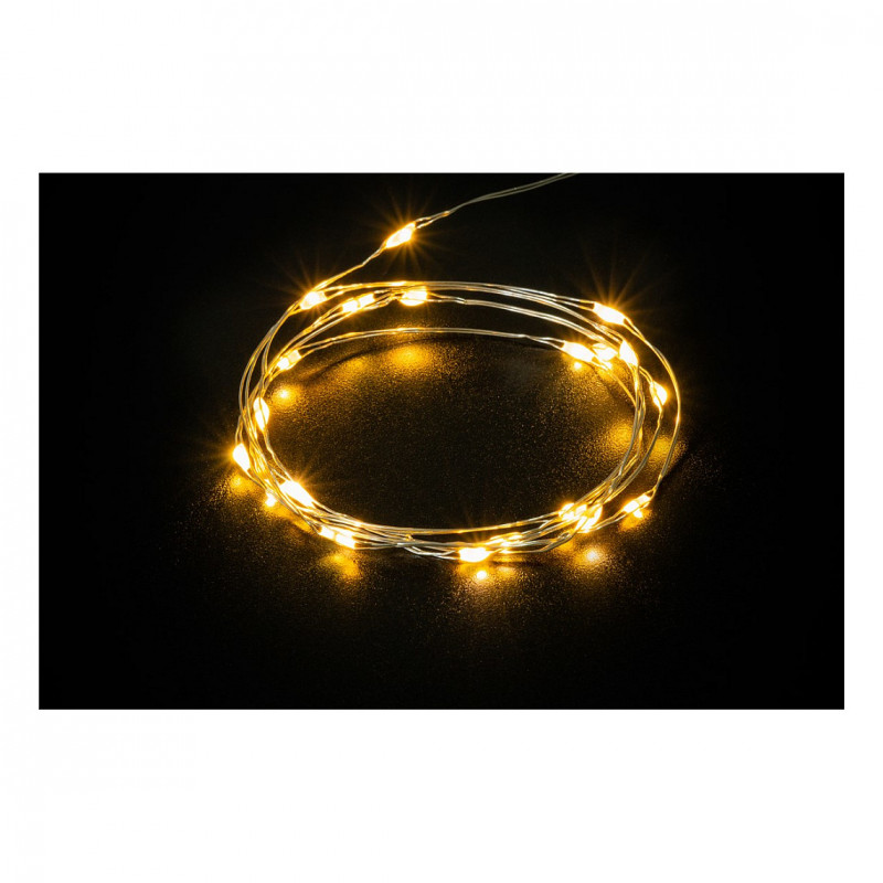 Goobay 20-Licht-Lichterkette, durchsichtig, 1,0 m
