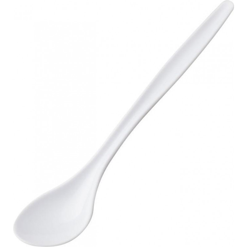 Westmark Eierlöffel, 6er-Set, 14,5 cm, weißer Kunststoff