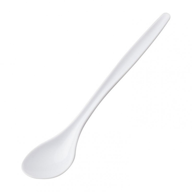 Westmark Eierlöffel, 6er-Set, 14,5 cm, weißer Kunststoff