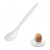 Westmark Eierlöffel, 6er-Set, 14,5 cm, weißer Kunststoff