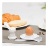 Westmark Eierlöffel, 6er-Set, 14,5 cm, weißer Kunststoff
