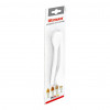 Westmark Eierlöffel, 6er-Set, 14,5 cm, weißer Kunststoff