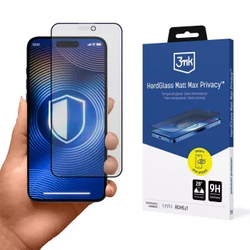 3mk HardGlass Matt Max Privacy Glas für Apple iPhone 17 Pro Max (3M008572)