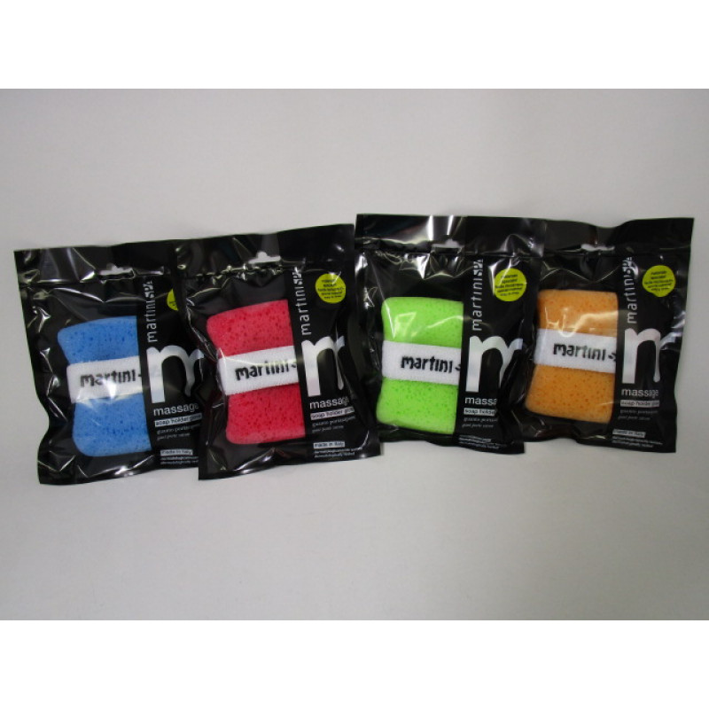 Martini Schwamm mit Seifentasche, verschiedene Farben
