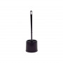 Sauber Toilettenbürste mit Halterung, schwarz