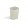 KIS Filo S runder Korb 0,5 l, Ø 9 x 11 cm, elfenbeinfarben