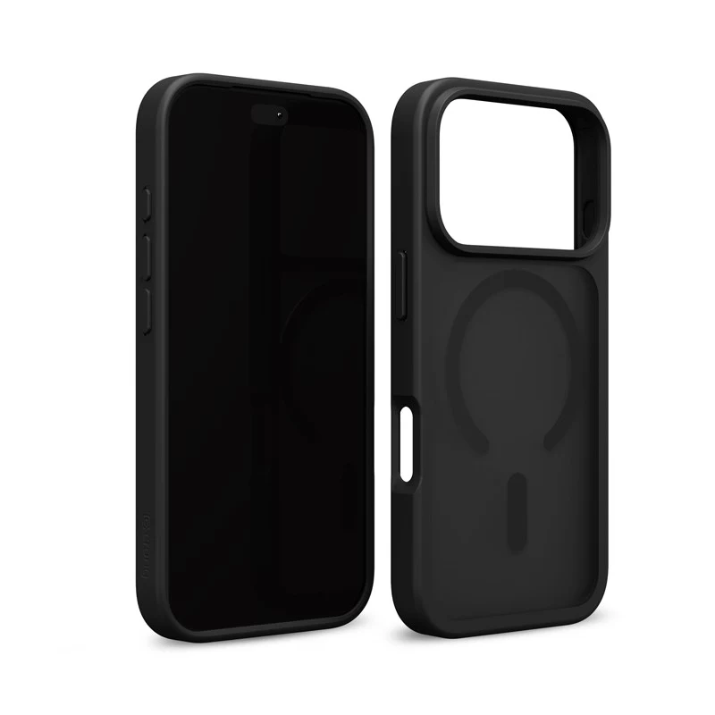 Crong Matte Magnetic MagSafe Hülle für iPhone 18 Pro Max / 17 Pro Max, Schwarz