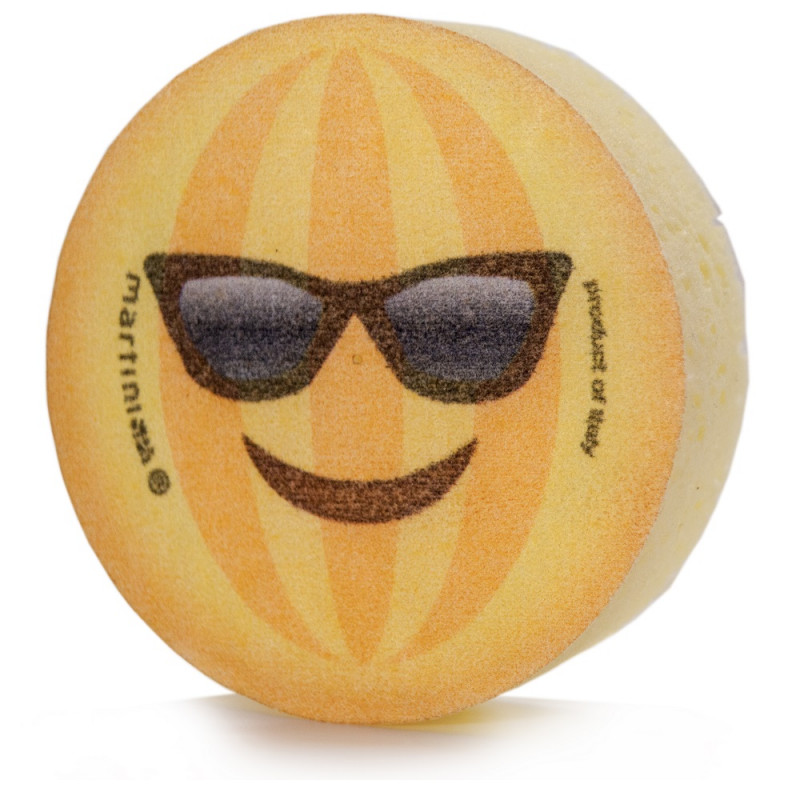 Martini Badeschwamm, Obst-Emoji-Design, sortiert
