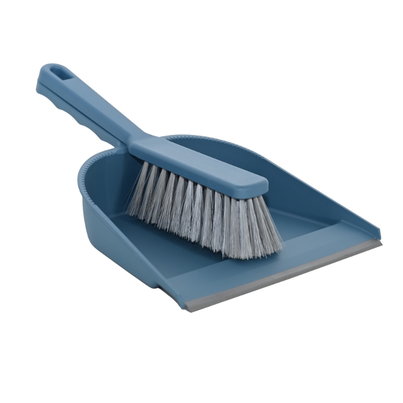 YORK Kehrblech mit Gummikante und Bürste
