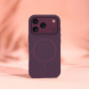 TFO Silicone Thin Mag Hülle für iPhone 17 Pro Max / iPhone 18 Pro Max 6.9 inch, Dunkelkirsche