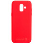 Evelatus Samsung A6 2018 Nano Silikon Hülle Soft Touch TPU Rot