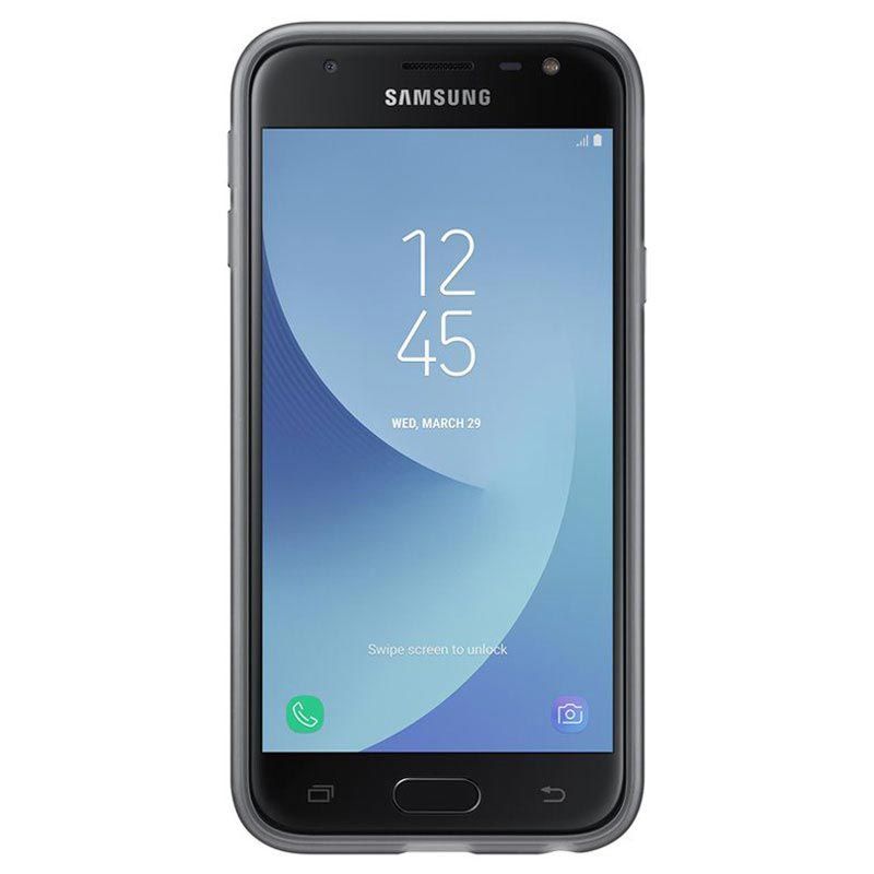 Samsung Galaxy J3 2017 Jelly Cover EF-AJ330TBEGWW Schwarz