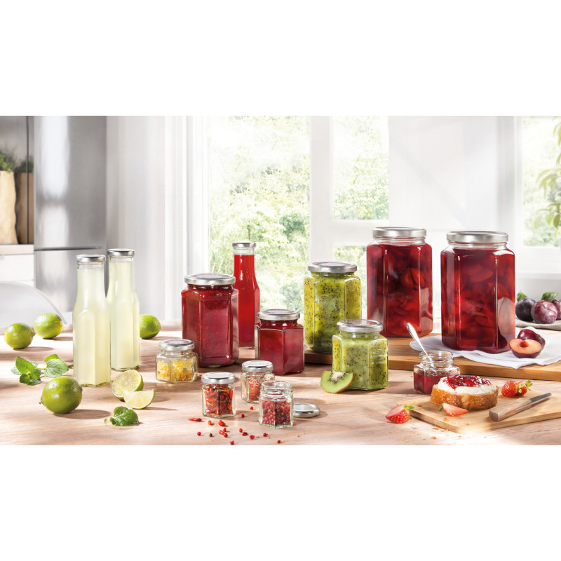LEIFHEIT Sechseckiges Glasgefäß, 47 ml