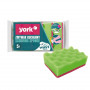 YORK Spülschwamm Wave 4+1 Stk. 10x7x3cm