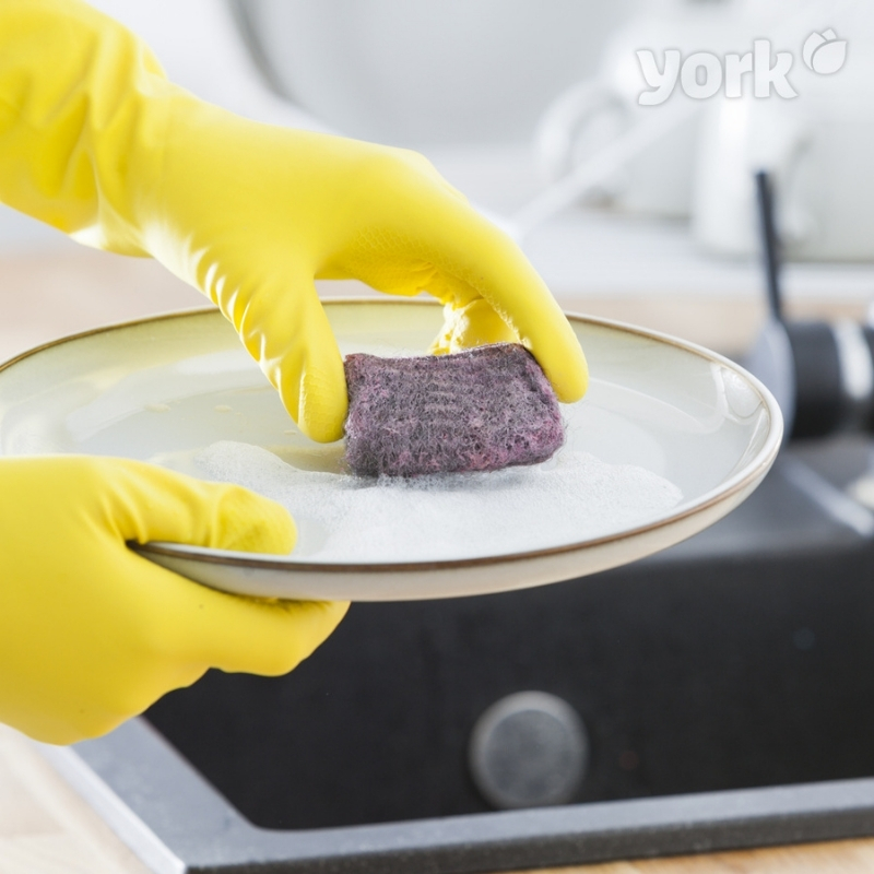 YORK Stahlwolle mit Seife 6 Stk.