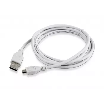 Gembird CCP-mUSB2-AMBM-6-W USB 2.0 A auf Micro-USB B Kabel, 1,8 m, Weiß