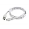Gembird CCP-mUSB2-AMBM-6-W USB 2.0 A auf Micro-USB B Kabel, 1,8 m, Weiß