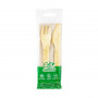 Gogreen kompostierbares Besteck-Set (Gabel, Messer, Serviette)