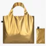 LOQI METALLIC Gold Handtasche
