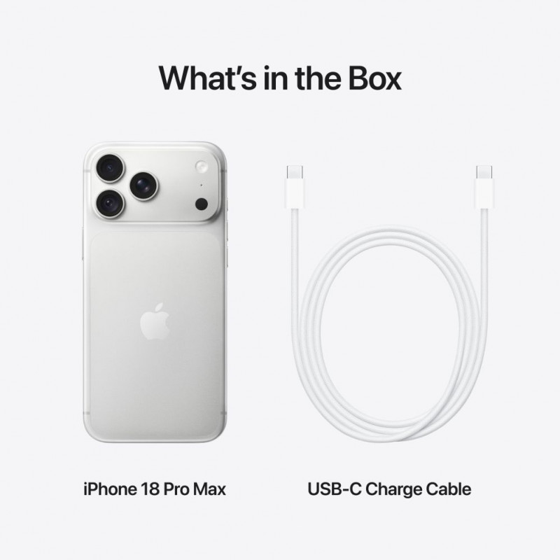 Apple iPhone 18 Pro Max 2TB Silber