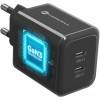 Forcell F-Energy GaN III VT-60 60W PD QC 4.0+ 2x USB-C Netzteil schwarz + USB-C-Kabel