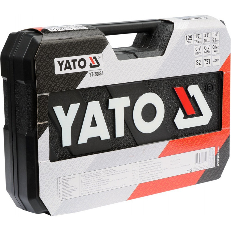 Yato YT-38881 Mechaniker-Werkzeugset 129 Werkzeuge