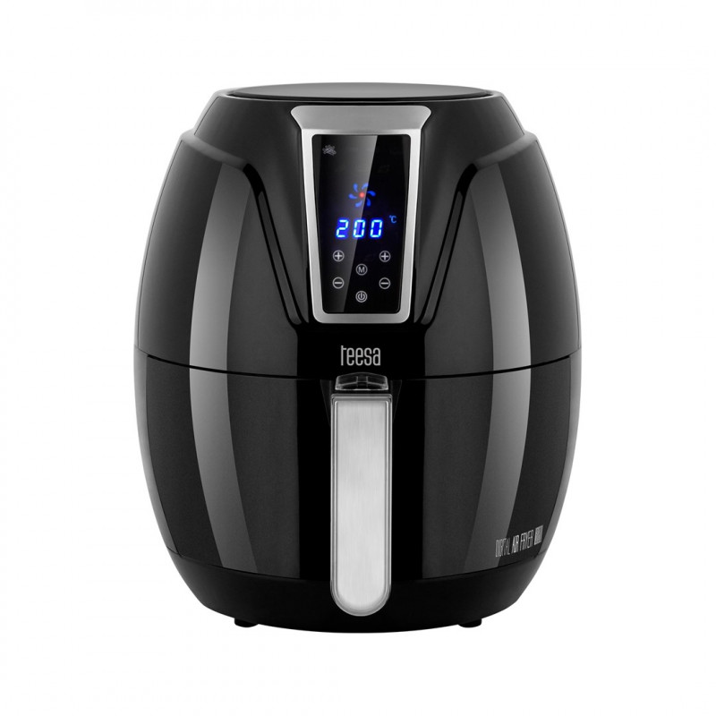 Teesa TSA8046 Heißluftfritteuse, 3,2 l, 1400 W, Schwarz