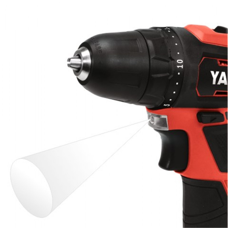 YATO YT-82901 Akku-Bohrschrauber, 12 V, 30 Nm, 1 x 2,0 Ah Li-Ion
