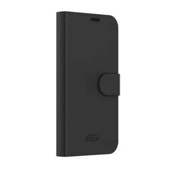 Eiger North Folio Hülle für Samsung Galaxy A18 / A17, Schwarz