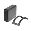 Logilink USB-C Schreibtisch-Ladegerät, 240 W, GaN, 4-Port, 4x USB-C (PD), Schwarz