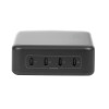Logilink USB-C Schreibtisch-Ladegerät, 240 W, GaN, 4-Port, 4x USB-C (PD), Schwarz