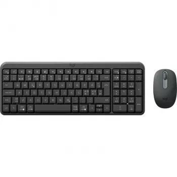 Logitech MK250 Kabelloses Tastatur- und Maus-Set (920-013555)