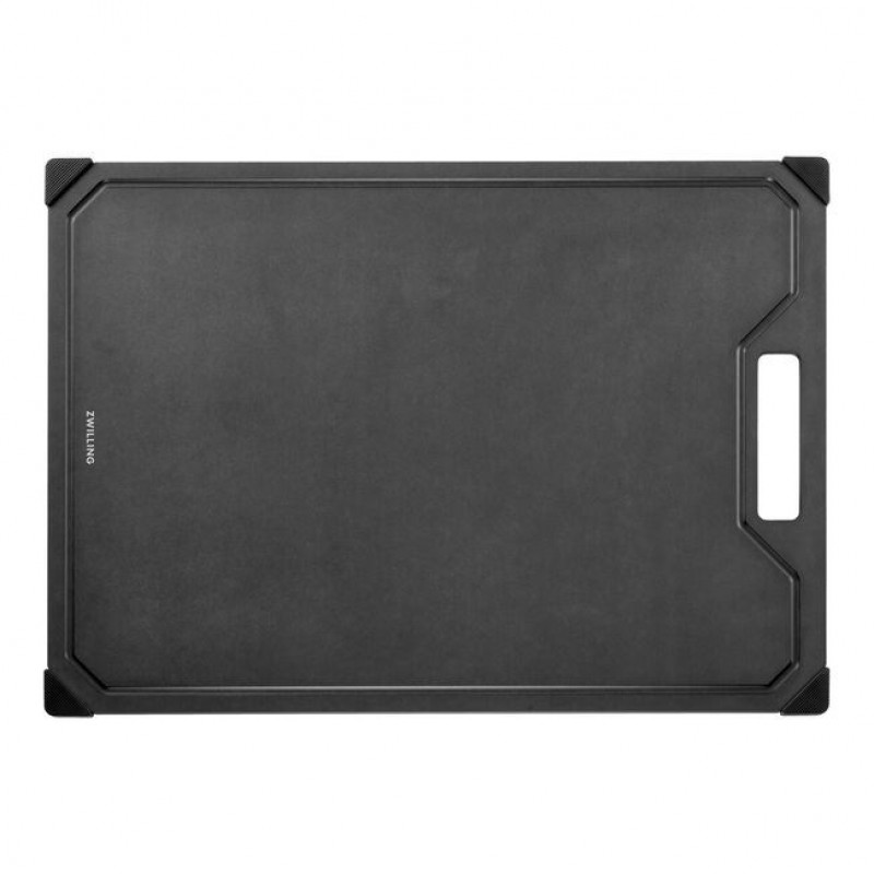 ZWILLING Küchenbrett Holzfaserverbund 42x30 cm, Schwarz
