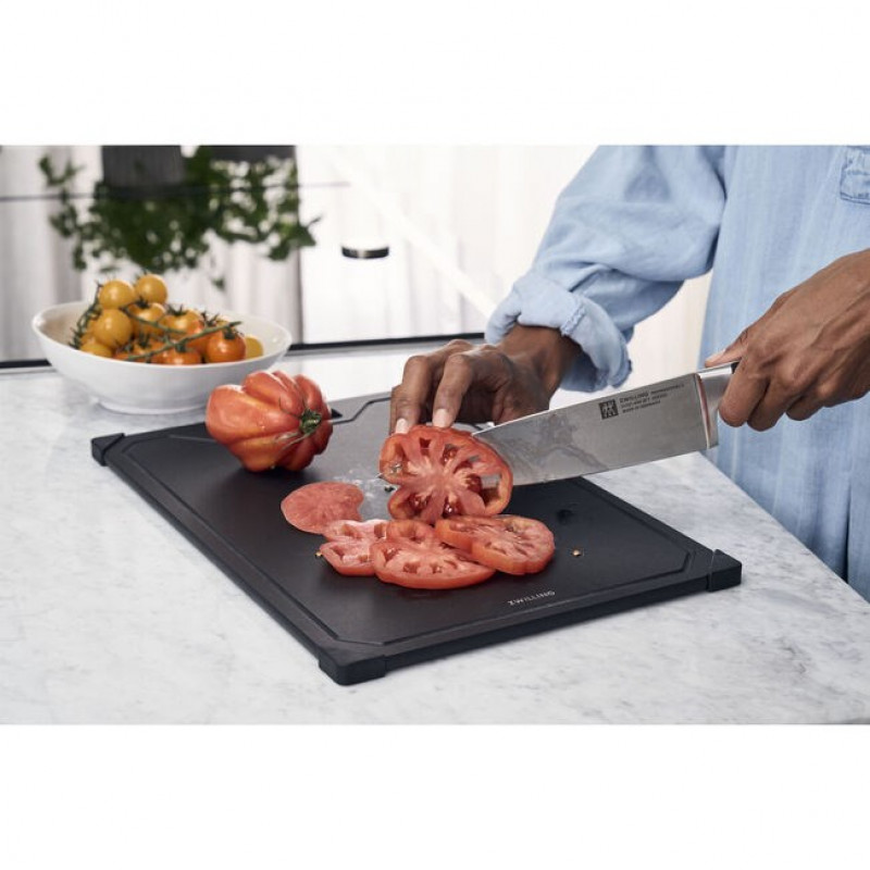 ZWILLING Küchenbrett Holzfaserverbund 42x30 cm, Schwarz