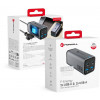 Forcell F-Energy GaN III VT-49 Tischladegerät, 2x USB-C + 2x USB-A, PD, QC 4.0, 100 W, Grau