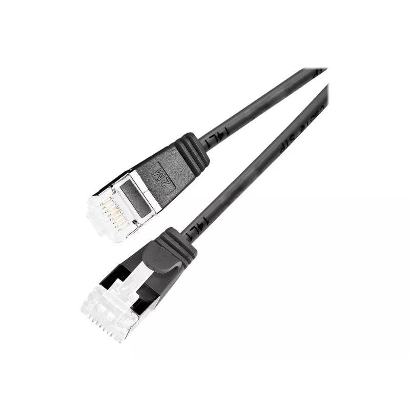 Wirewin Slim Cat6a U/FTP Patchkabel RJ45, 5 m, Schwarz