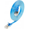 Wirewin Slim Cat6 U/FTP Patchkabel RJ45, 0,5 m, Blau