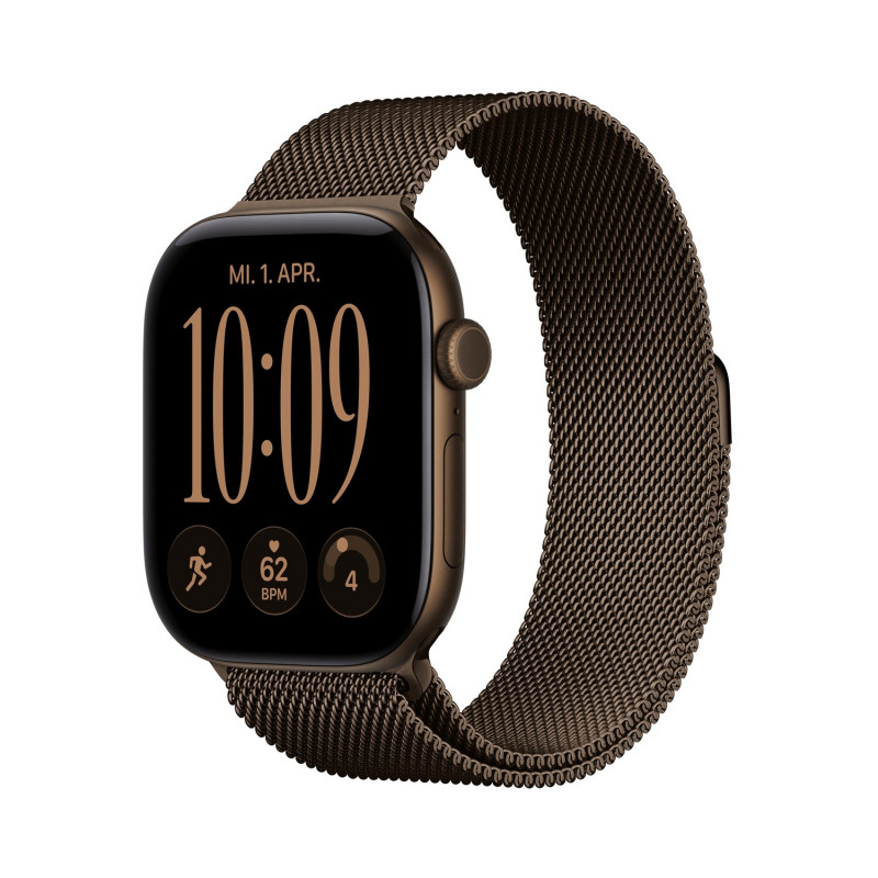 Apple Watch Series 12 GPS + Cellular 46mm Dark Bronze Aluminiumgehäuse mit Dark Bronze Milanese Loop - M/L