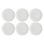 La Porcellana Bianca Set aus 6 Momenti Kuchenplatten - Weiß, 18 cm